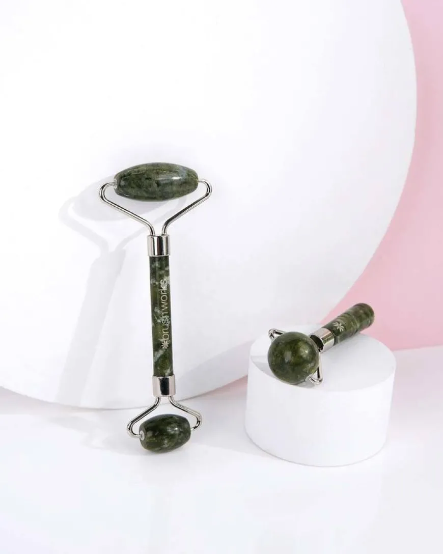 Jade Roller & Globe Set 2pcs