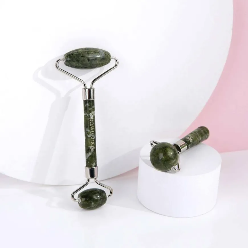 Jade Roller & Globe Set 2pcs