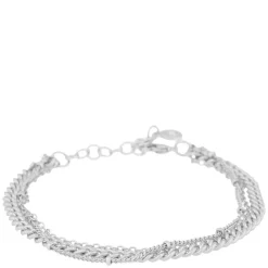 Jen Tassel Bracelet Plain Silver Onesize