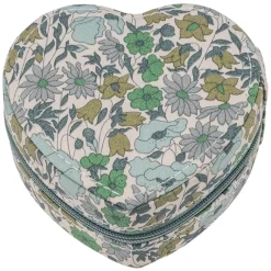 Jewelry Box Heart MW Liberty Poppy And Daisy Teal
