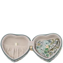 Jewelry Box Heart MW Liberty Poppy And Daisy Teal