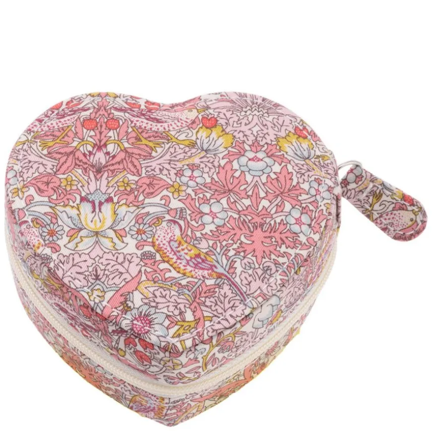 Jewelry Box Heart Mw Liberty Strawberry Pink