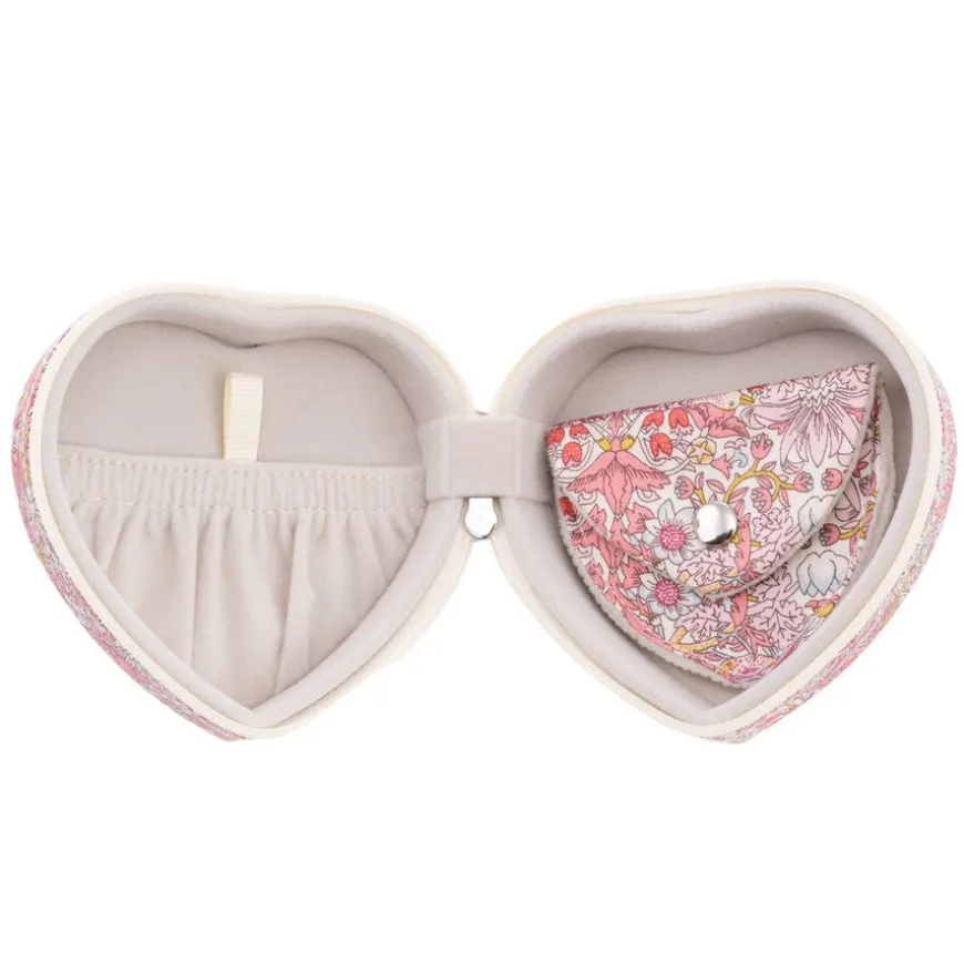 Jewelry Box Heart Mw Liberty Strawberry Pink