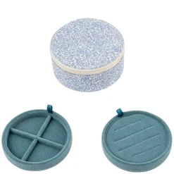 Jewelry Box Round MW Liberty Katie And Millie Light Blue