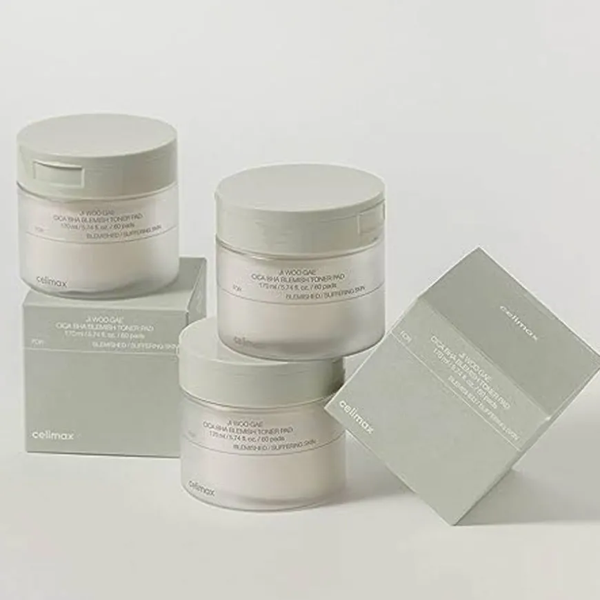 Ji Woo Gae Cica BHA Blemish Toner Pad 60pcs