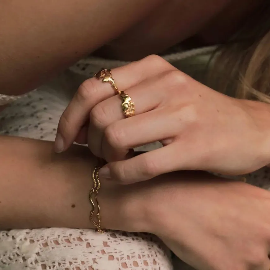 Josephine X Sistie Ring Gold Plated Onesize