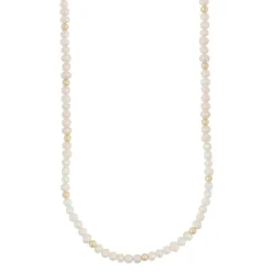 Julie Pearl Necklace Gold/White