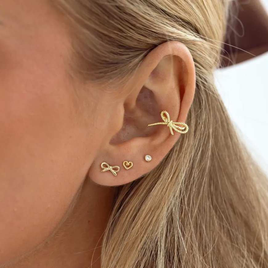 Juliette Small Bow Stud Earrings