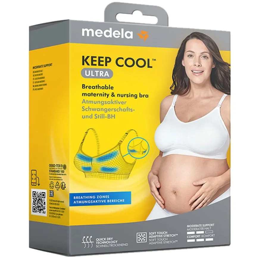 Keep Cool Ultra Bra White L