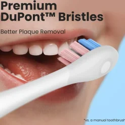 Kids P3K1 Brush Head White 6pcs