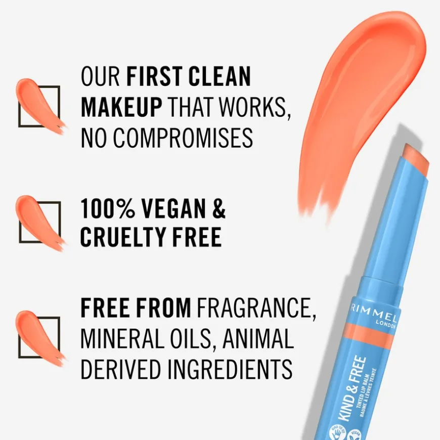 Kind & Free Tinted Lip Balm 003 Tropical Spark 4g