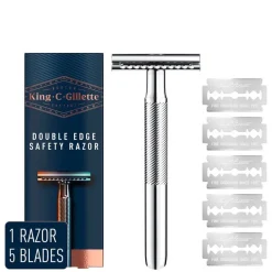 King C Gillette Double Edge Razor 5CT