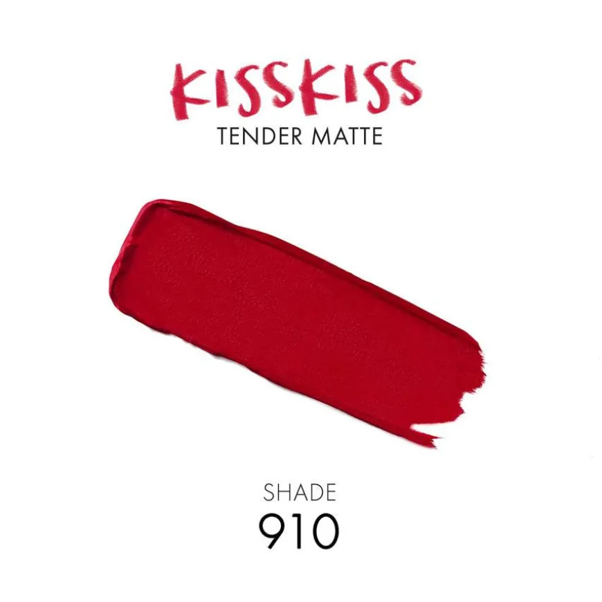 Kiss Kiss Tender Matte Lipstick 910 Wanted Red 2,8g
