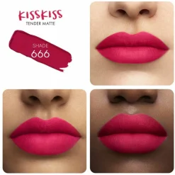 Kiss Kiss Tender Matte Lipstick 666 Lucky Pink 2,8g