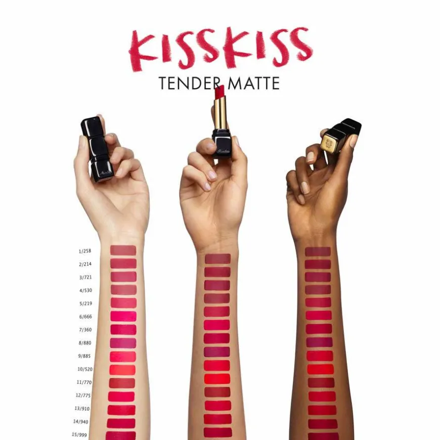 Kiss Kiss Tender Matte Lipstick 666 Lucky Pink 2,8g