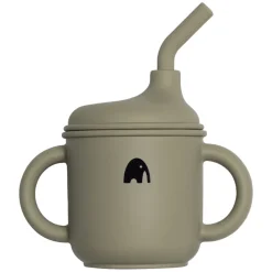 Kopp med Sugerør 2-i-1 Pistasj