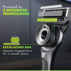 Labs With Exfoliating Bar Razor 2pcs