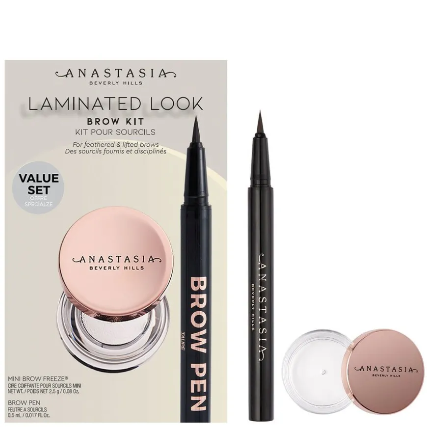 Laminated Look Brow Kit Medium Brown