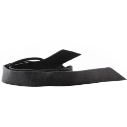 Leather Band Short One Layer Black