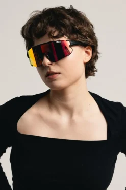 Lex Black Orange Mirror