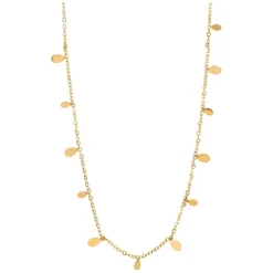 Lia Tiny Oval Necklace Stainless Steel 1pcs