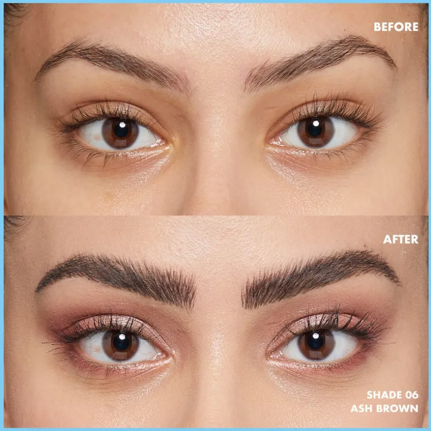 Lift & Snatch! Brow Tint Pen Ash Brown + NYX Professional Make Up The Brow Glue Clear