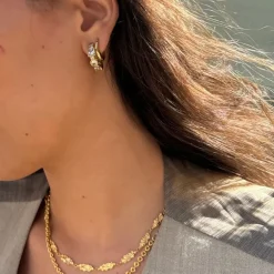 Lily Creoles Gold Plated 20mm