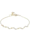 Line Bracelet Gold/Clear Onesize