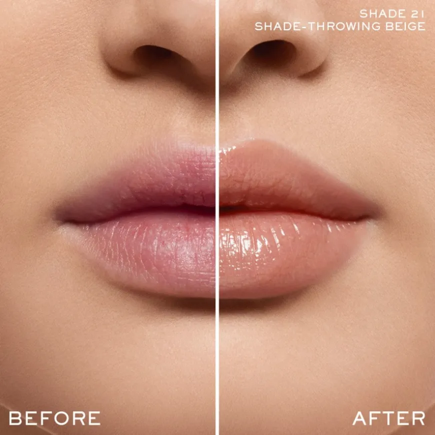 Lip Idôle Squalane-12 Butterglow Glowy Color Balm 21 Shade-Throwing Beige 3g