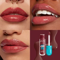 Lip I.V. Hydrating Gloss Stain 08 Drippin In Rose 5ml