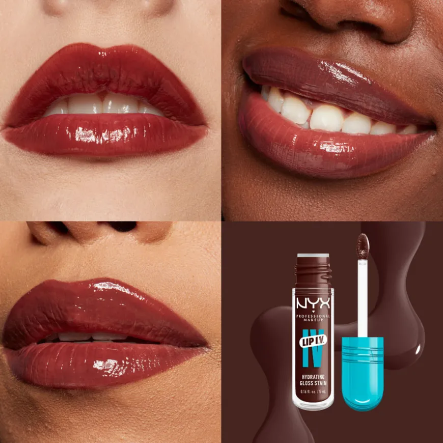 Lip I.V. Hydrating Gloss Stain 05 Mocha Me Wet 5ml