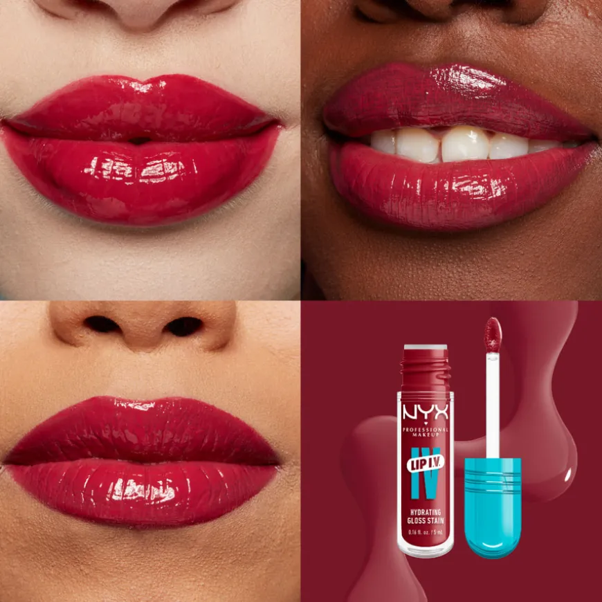 Lip I.V. Hydrating Gloss Stain 10 Berry Thirsty 5ml