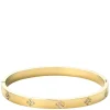 Liv Crystal Clover Bangle Bracelet