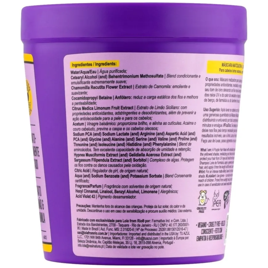 LOIRA DE FARMÁCIA Toning Mask 230g