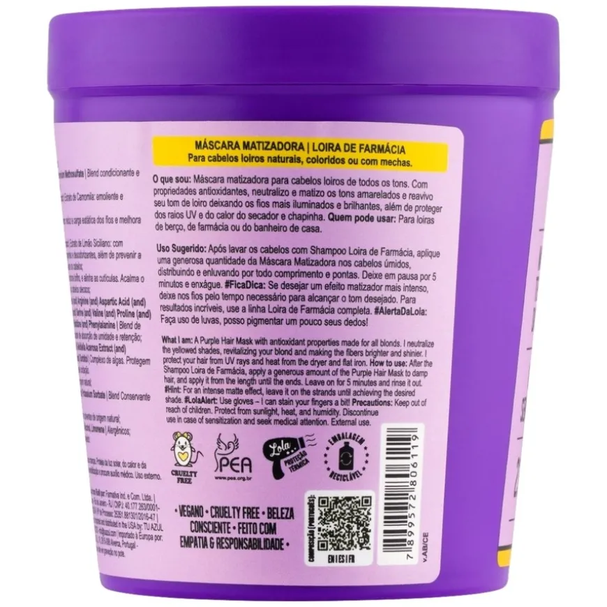 LOIRA DE FARMÁCIA Toning Mask 230g