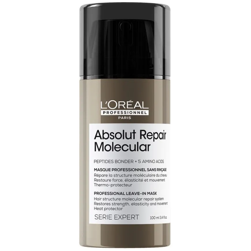 L'Oréal Professionnel Repair Molecular Shampoo, Rinse-Out Serum and Leave-In