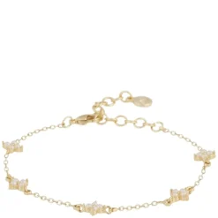 Lucy Small Pearl Bracelet Gold White Onesize