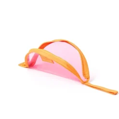 Lunar Flat Lay Makeup Pouch Pink and Orange