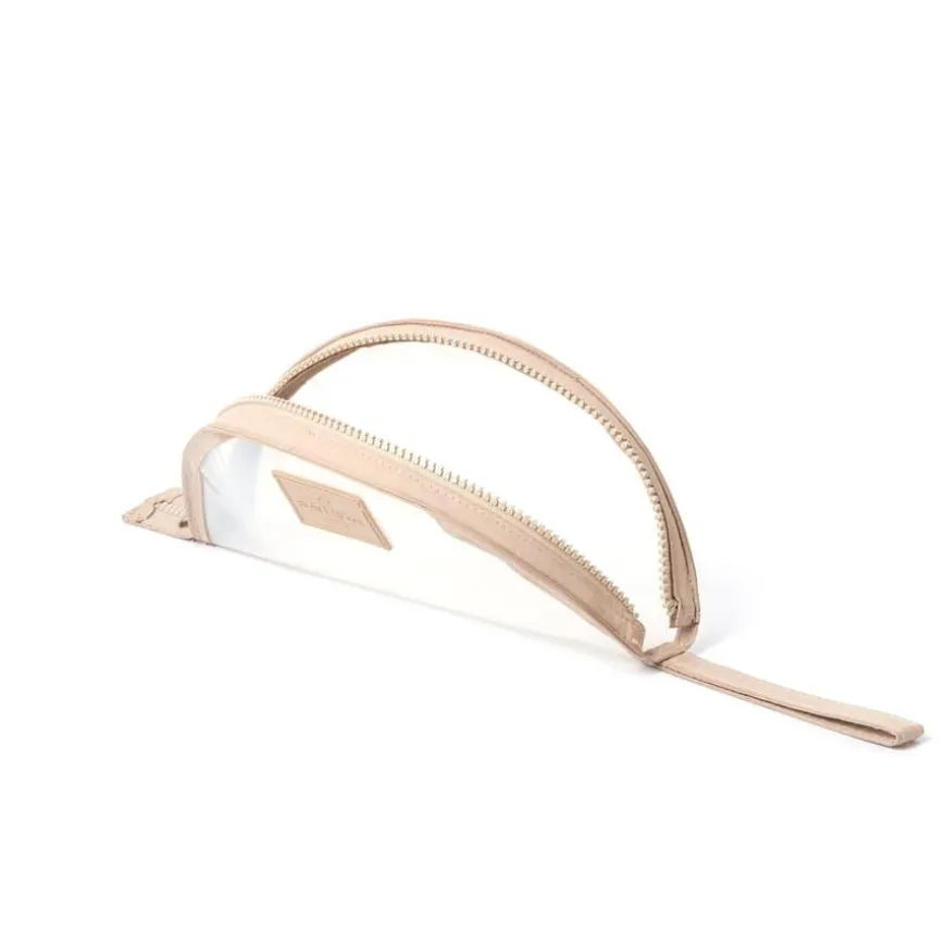 Lunar Flat Lay Makeup Pouch Taupe