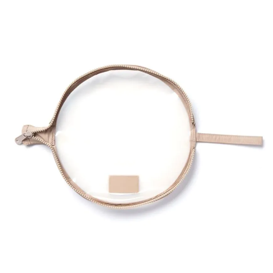 Lunar Flat Lay Makeup Pouch Taupe