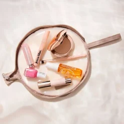 Lunar Flat Lay Makeup Pouch Taupe