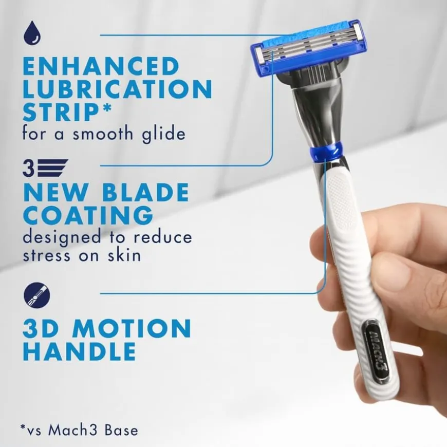 Mach3 Turbo Men’s Razor Blade Refills 8pcs