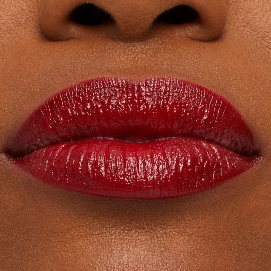 Macximal Sleek Satin Lipstick Left On Red 3g