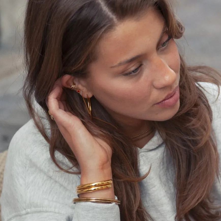 Maeve Statement Bangle Stainless Steel