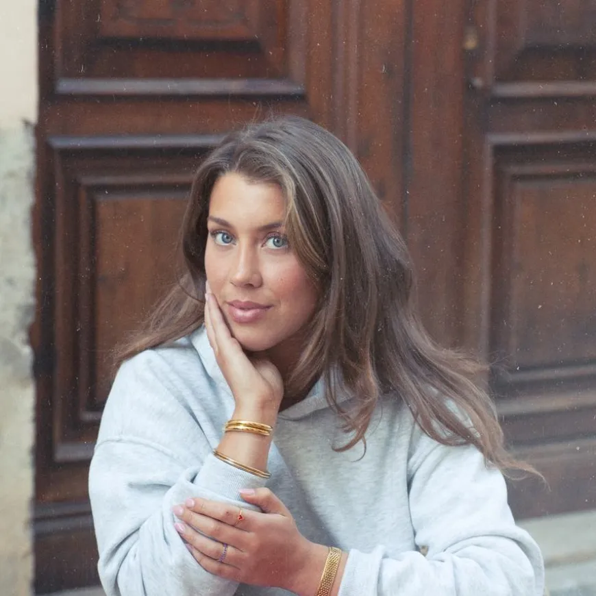 Maeve Statement Bangle Stainless Steel