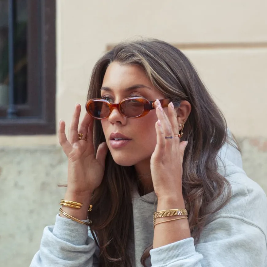 Maeve Statement Bangle Stainless Steel