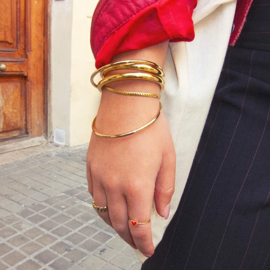 Maeve Statement Bangle Stainless Steel