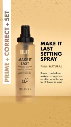 Make It Last Spray Prime + Correct + Set