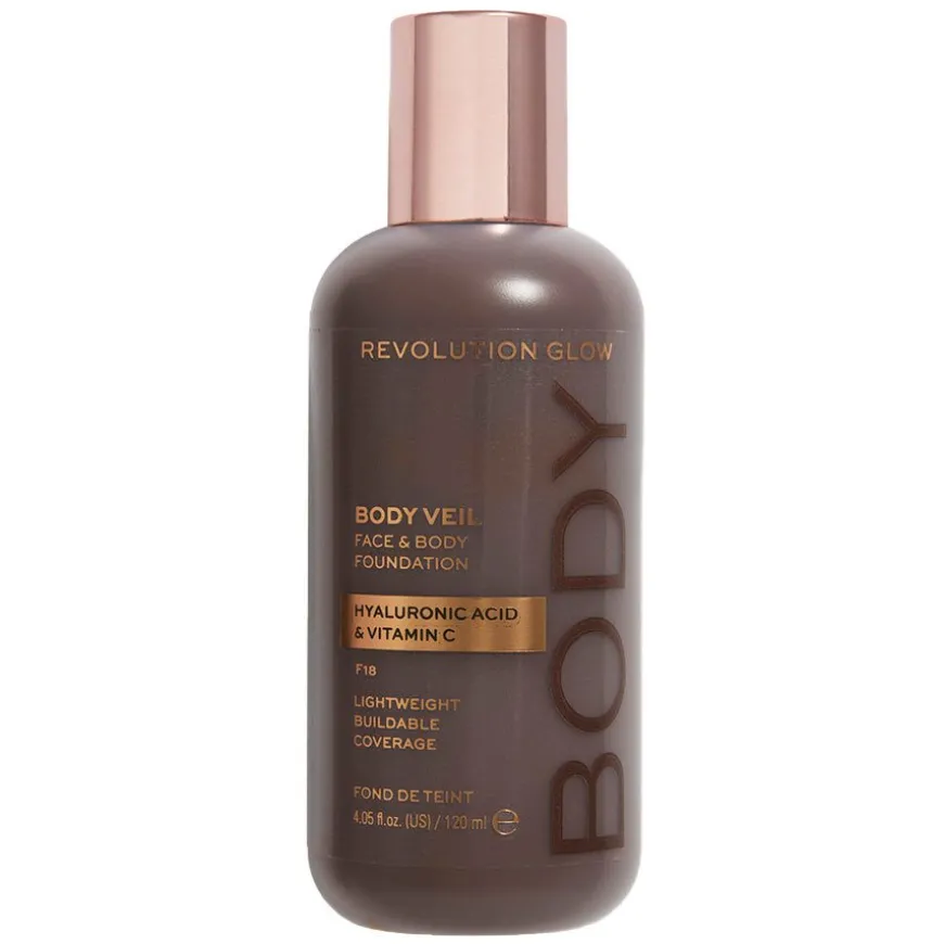 Makeup Revolution Revolution Glow Body Veil Foundation F18 120ml