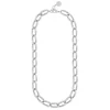 Malibu Necklace Plain Silver